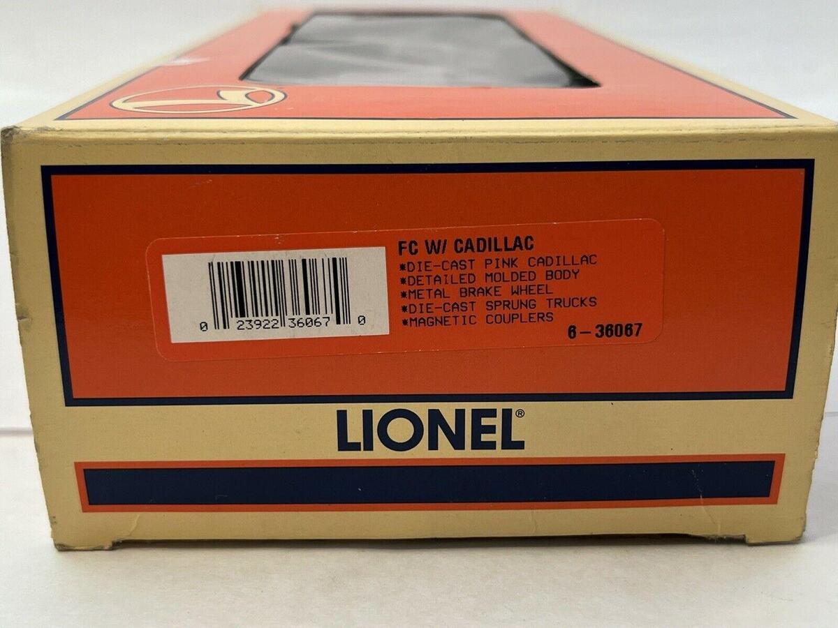 Lionel 6-36067 O Elvis Presley Flatcar with Pink Cadillac LN/Box