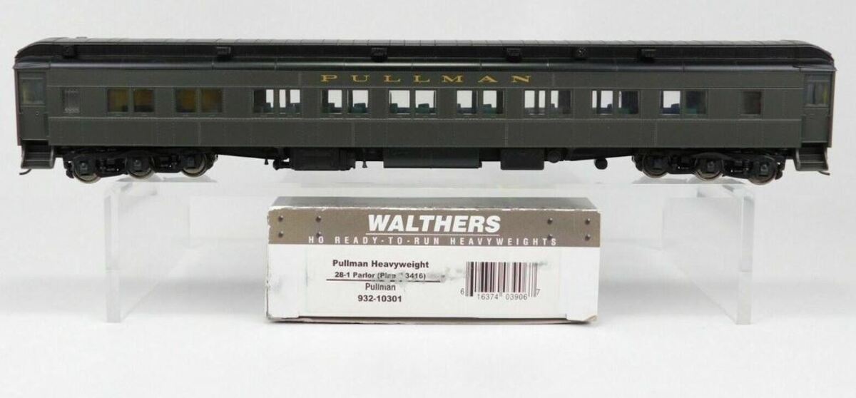 Walthers 932-10301 HO Pullman 28-1 Parlor Heavyweight Passenger Car LN/Box