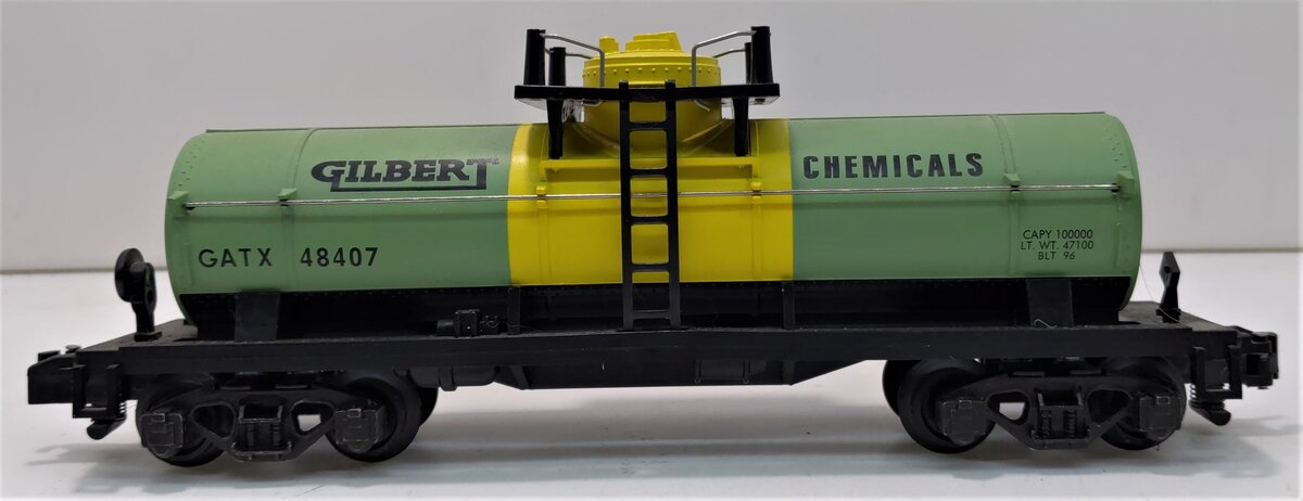 American Flyer 6-48407 S Gauge Gilbert Chemicals Single Dome Tank Car #48407 LN/Box