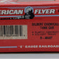American Flyer 6-48407 S Gauge Gilbert Chemicals Single Dome Tank Car #48407 EX/Box