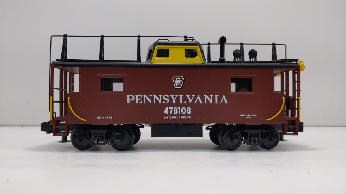 MTH 20-91098 O Gauge Pennsylvania N-8 Caboose #478108 EX/Box