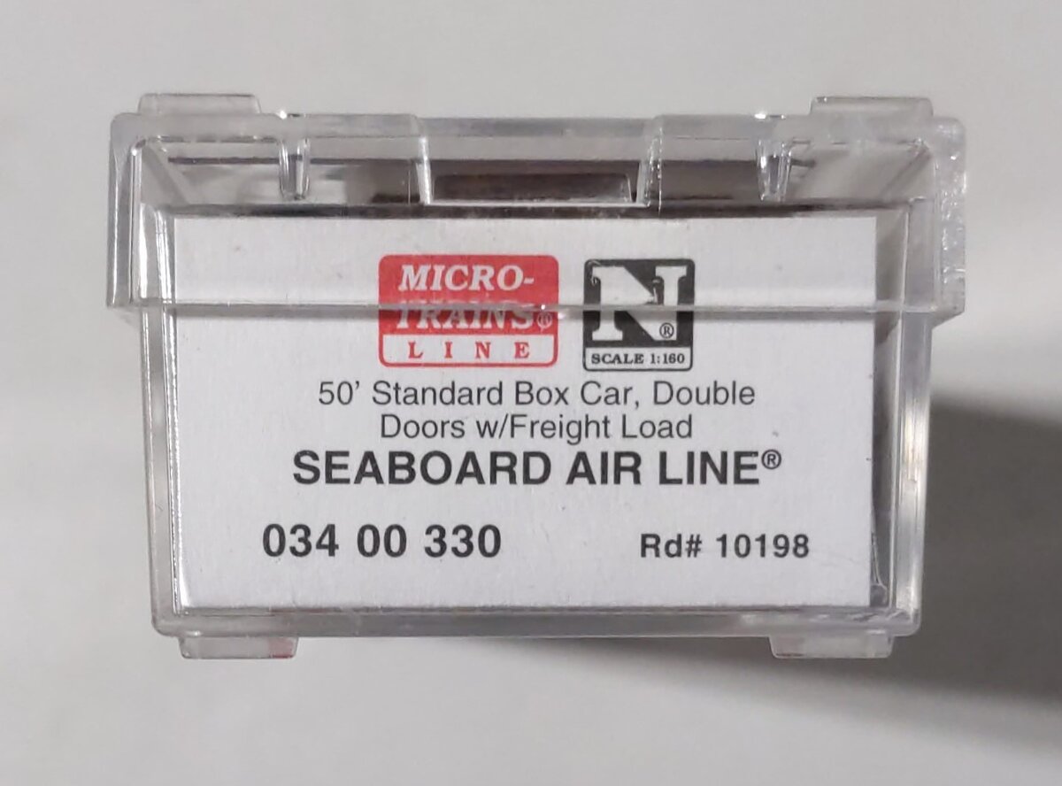 Micro-Trains 03400330 N Scale SAL 50' Standard Double Door Boxcar #10198 LN/Box