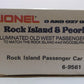 Lionel 6-9561 O Gauge Rock Island & Peoria Passenger Car #9561 LN/Box