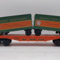 Lionel 6-9282 O Gauge Great Northern Flatcar w/ Trailers NIB