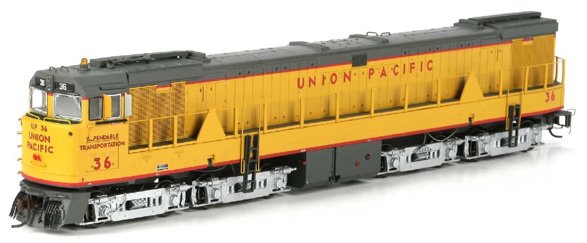 Athearn 88674 HO Scale Union Pacific U50 Diesel Locomotive #36