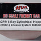 Atlas 1952-5 HO Scale B&O Chessie 6 Bay Cylindrical Hopper #835039 LN/Box
