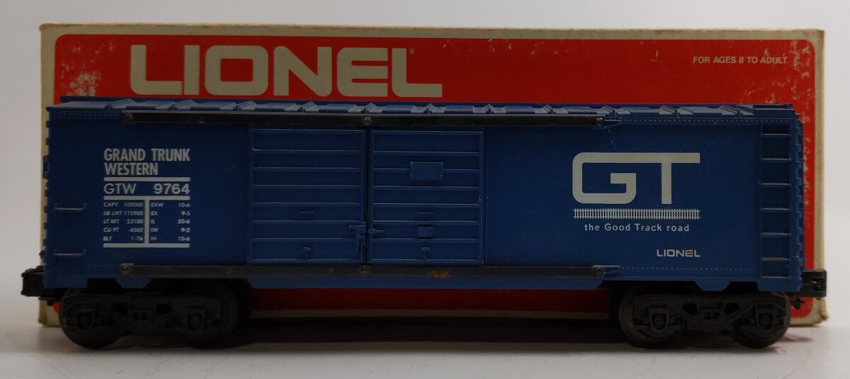 Lionel 6-9764 O Gauge Grand Trunk Western Boxcar VG/Box