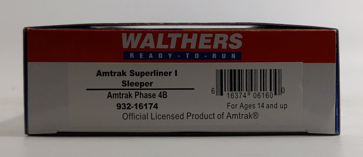 Walthers 932-16174 HO Amtrak Superliner I Sleeper Passenger Car LN/Box