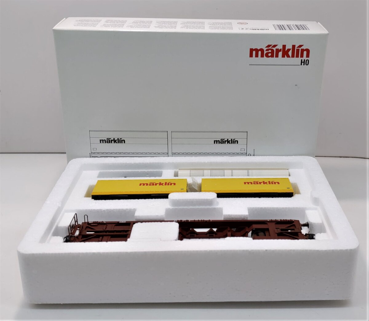 Marklin 47442 HO DB Deep Well Flatcar Set