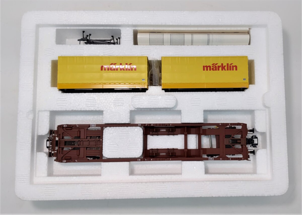 Marklin 47442 HO DB Deep Well Flatcar Set