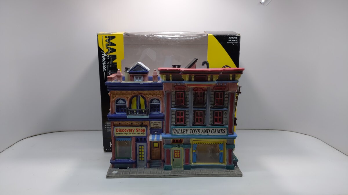 K-Line K43043 Lighted Ceramic Toy Discovery Shop EX/Box