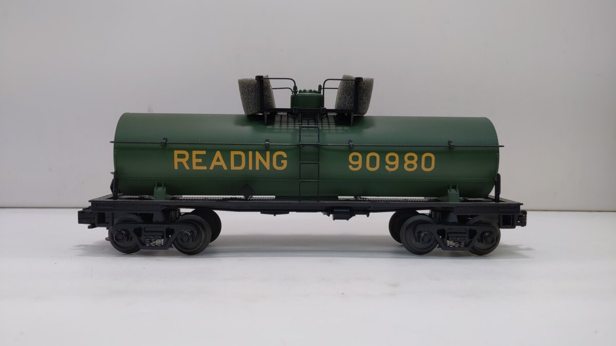 MTH 30-7017D O Gauge Reading Single Dome Tank Car #90980 LN/Box