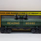 MTH 30-7017D O Gauge Reading Single Dome Tank Car #90980 LN/Box