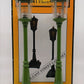MTH 20-1026 #56 O Scale Green Street Lamp Set (Set of 2) NIB