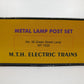 MTH 20-1026 #56 O Scale Green Street Lamp Set (Set of 2) NIB