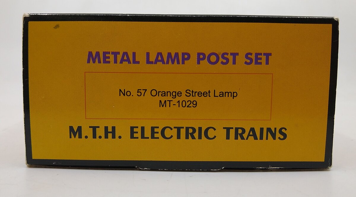 MTH 20-1029 #57 Orange Street Lamps (Set of 2)