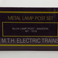 MTH 20-1019 O Gauge No.54 Maroon Lamp Post Set LN/Box