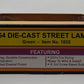 MTH 30-1032 O Scale Green Diecast Street Lamps # 64 (Set of 2)