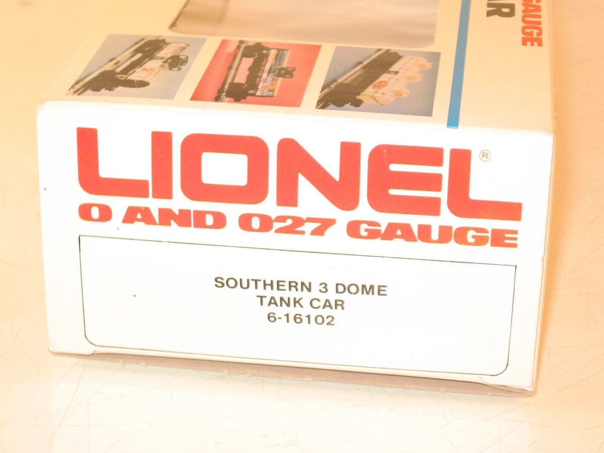 Lionel 6-16102 O Gauge Southern Triple Dome Tank Car LN/Box