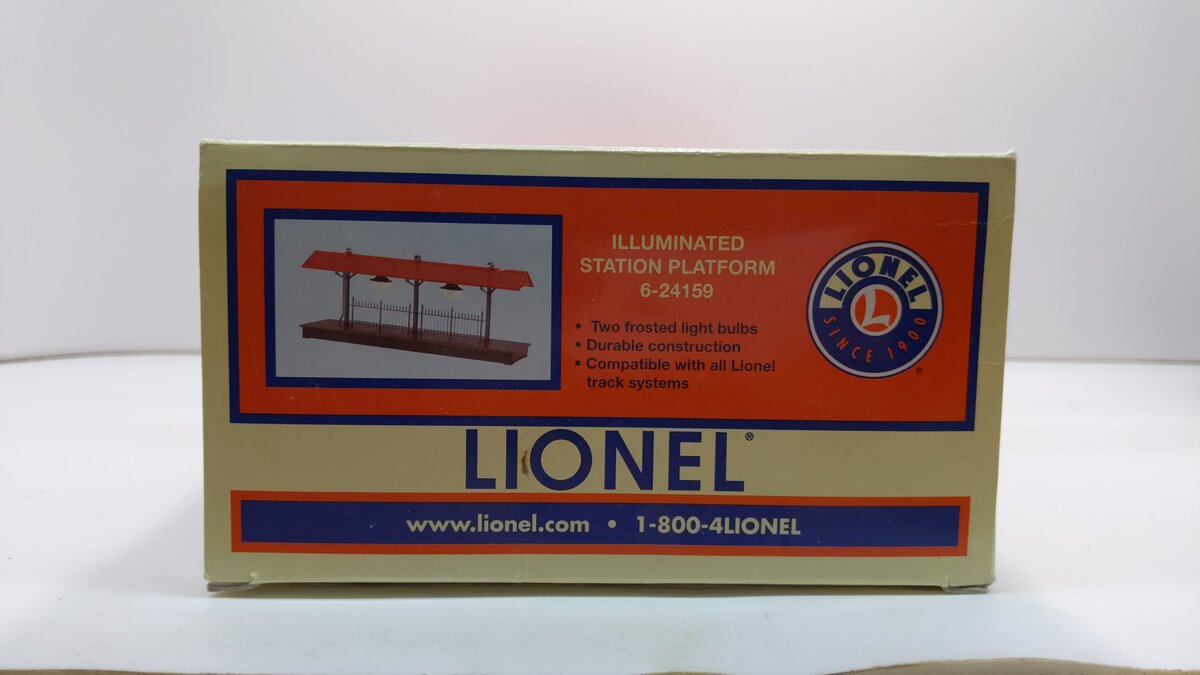 Lionel 6-24159 Illuminated Station Platform LN/Box