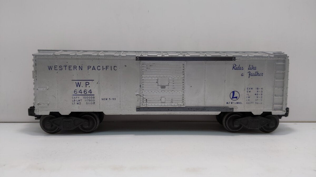 Lionel 6-19248 O Gauge Western Pacific Boxcar #6464 LN/Box