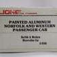 Lionel 6-9566 O Gauge Norfolk & Western Aluminum Observation Car #581 LN/Box