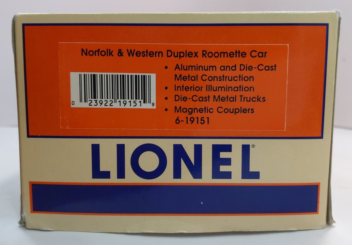 Lionel 6-19151 O Gauge Norfolk & Western 