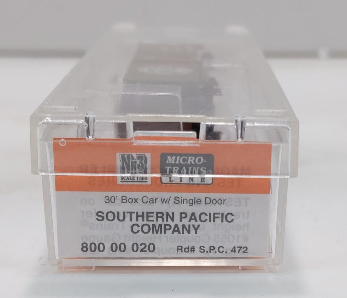 Micro-Trains 80000020 Nn3 Southern Pacific 30' Single-Door Wood Boxcar #472 LN/Box
