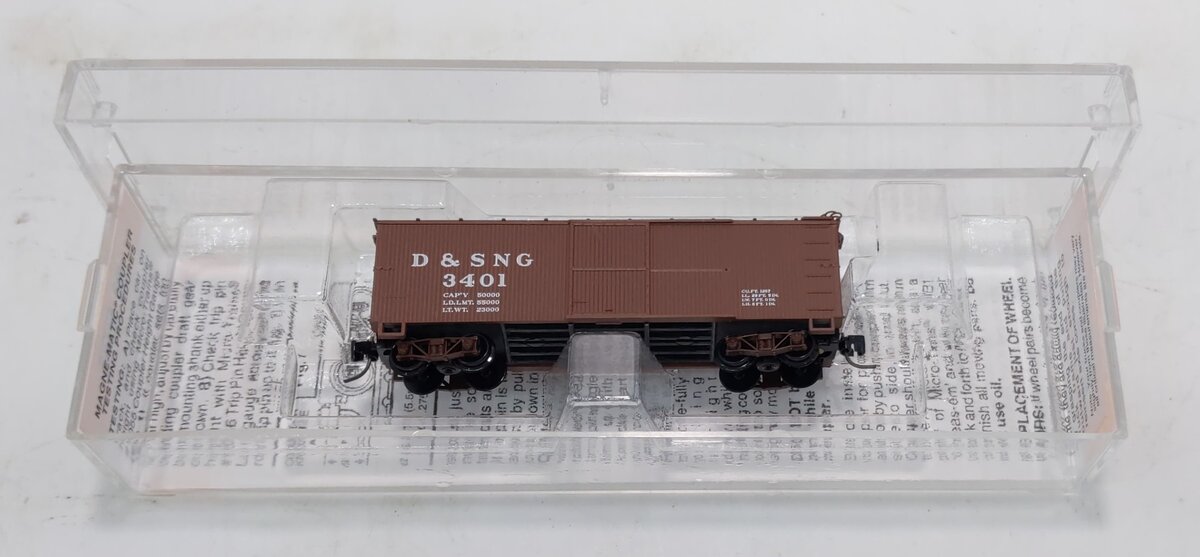 Micro-Trains 80000050 Nn3 Durango & Silverton 30' Single Door Boxcar #3401 LN/Box