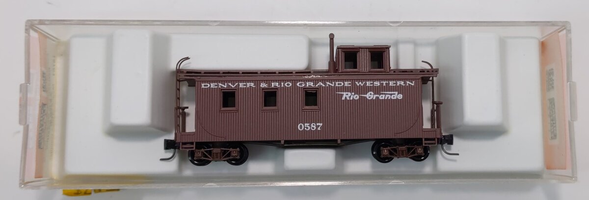 Micro-Trains 81600010 Nn3 DRGW Caboose w/ Two Window Cupola #0587 LN/Box