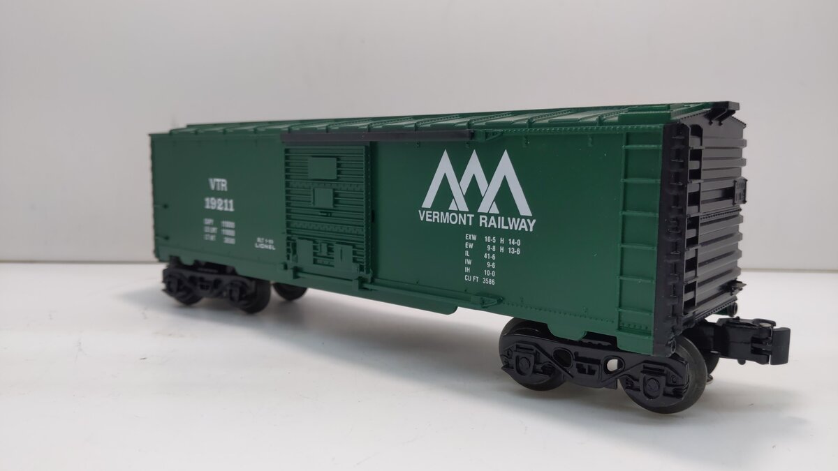 Lionel 6-19211 O Gauge Vermont Railway Boxcar #19211 LN/Box