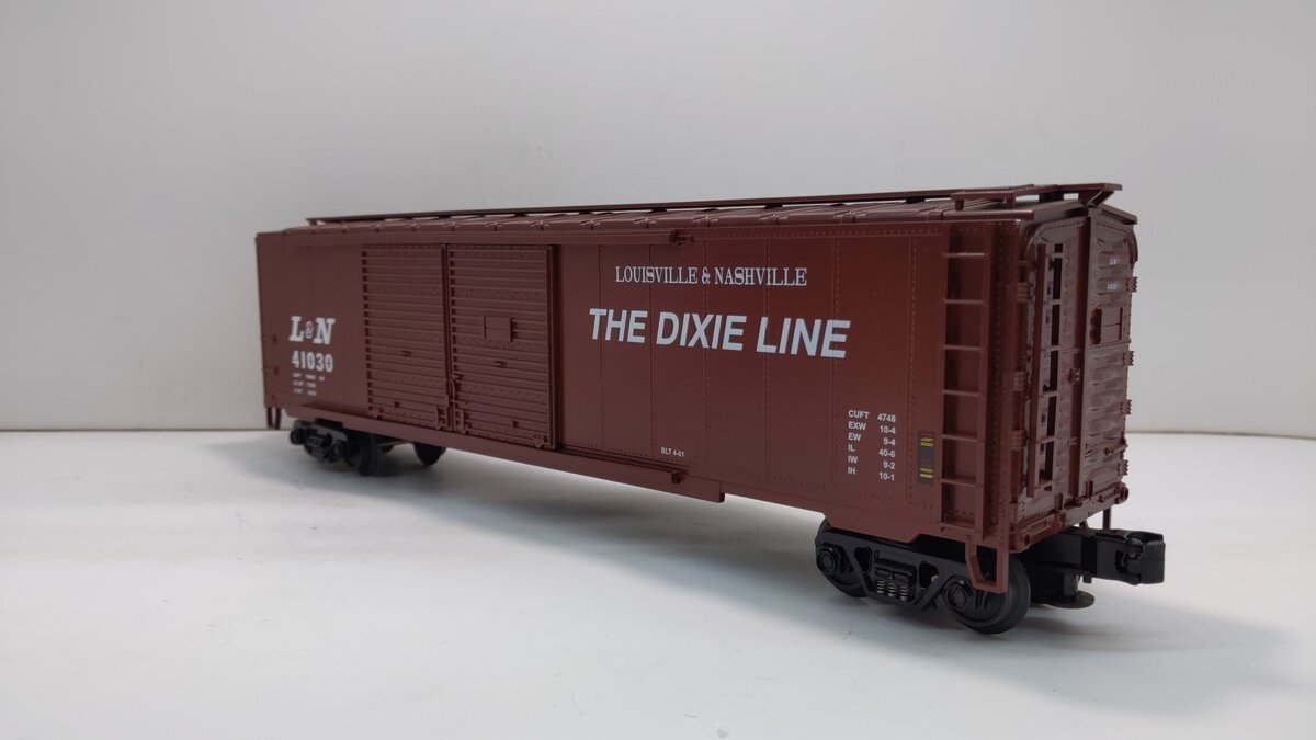 MTH 20-93013 O Louisville & Nashville 50' Double Door Boxcar #41030 EX/Box