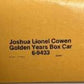 Lionel 6-9433 O Gauge Joshua Lionel Cowen Golden Years Boxcar LN/Box