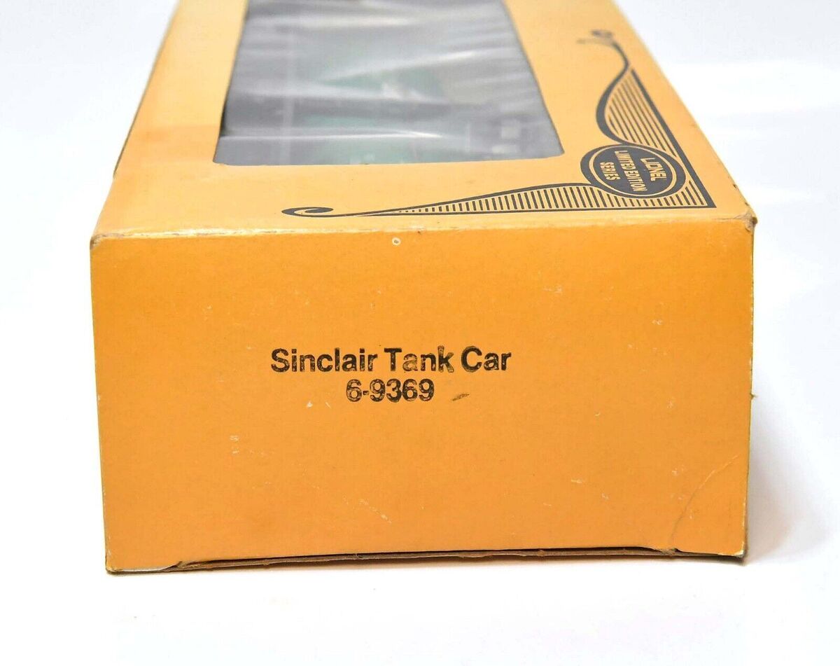 Lionel 6-9369 O Gauge Sinclair Single Dome Tank Car LN/Box