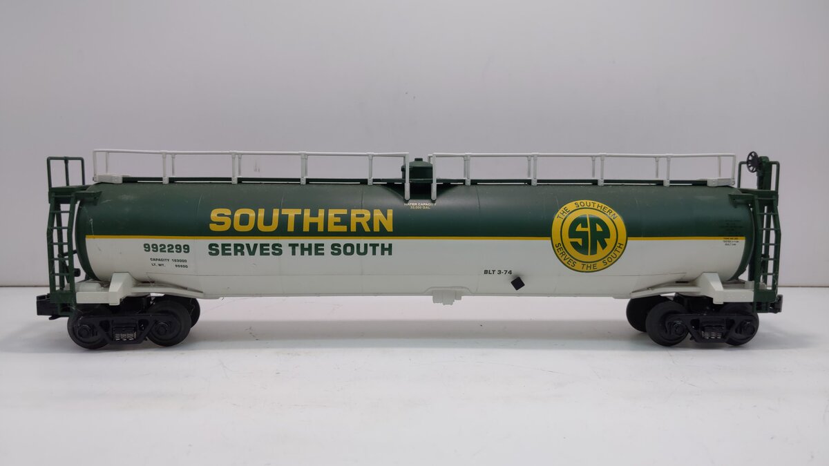 MTH 30-7359 Southern 33K Gallon Single Dome Tank Car LN/Box