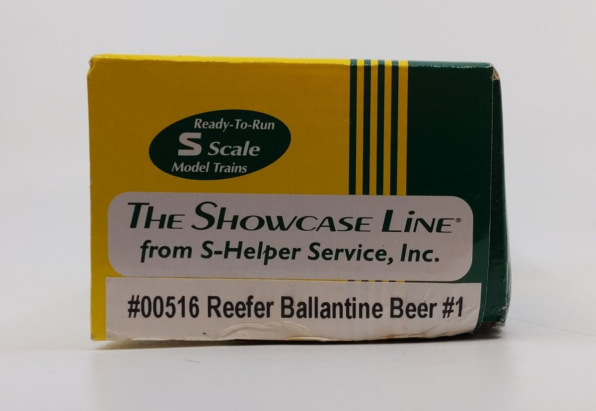S-Helper 00516 S Scale P. Ballantine & Sons Ales and Beer Reefer Car #106 LN/Box