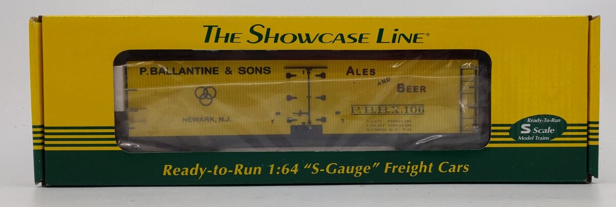 S-Helper 00516 S Scale P. Ballantine & Sons Ales and Beer Reefer Car #106 LN/Box