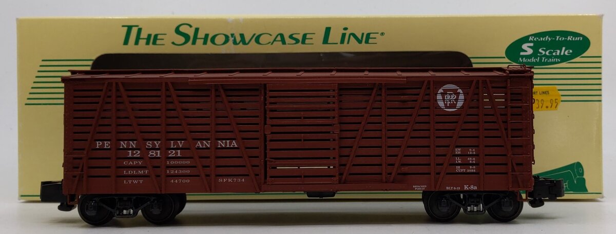 S-Helper Service 00058 S Scale Pennsylvania Stock Car #128121 LN/Box