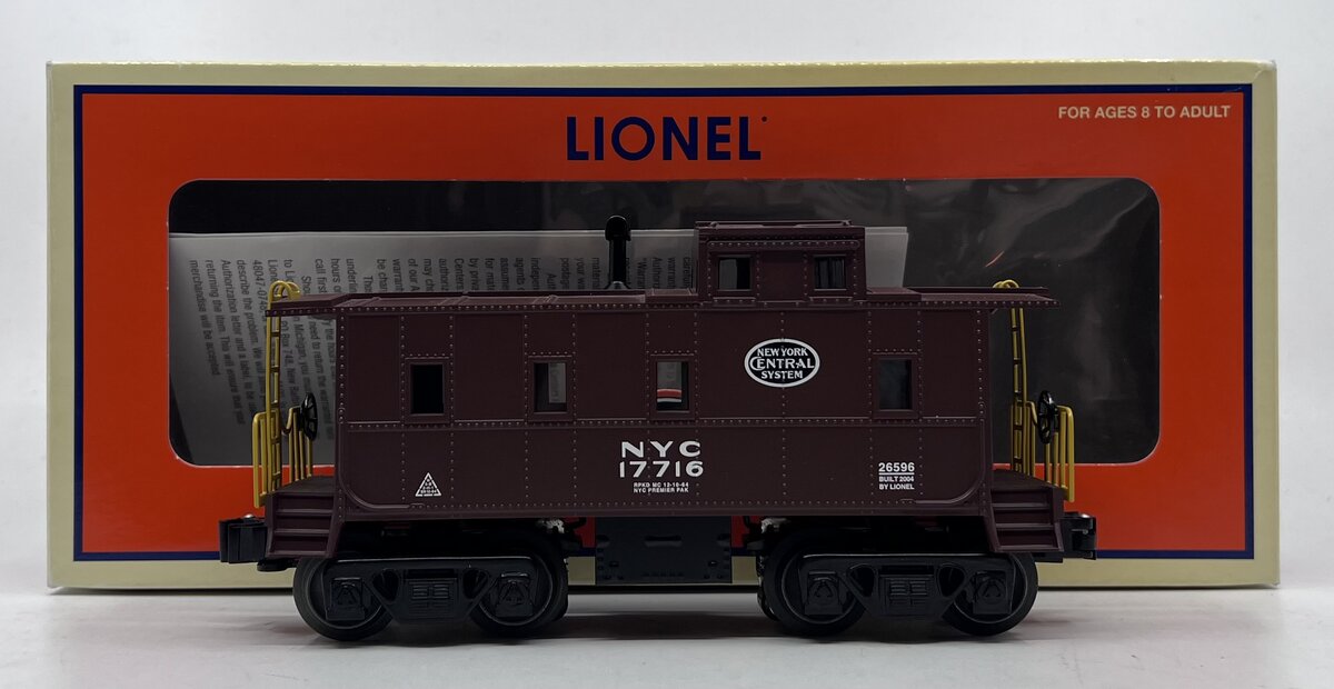 Lionel 6-26596 O Gauge New York Central Caboose #17716