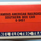 Lionel 6-9451 O Gauge Southern Railway "Famous American Railroad" Boxcar #9451 LN/Box