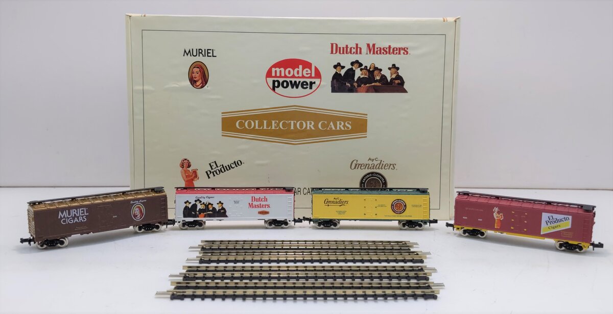 Model Power 3608 N Scale Cigar Reefer 4-Car Set LN/Box