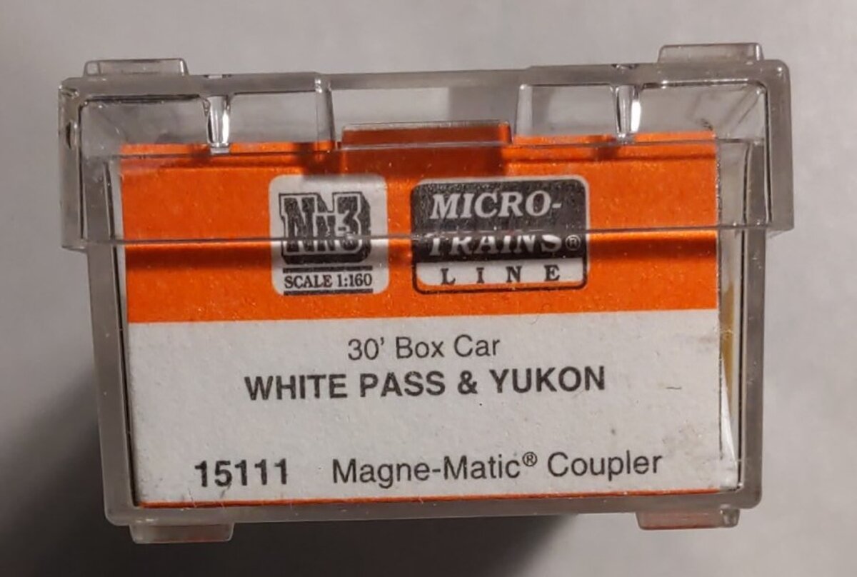 Micro-Trains 80000110 Nn3 White Pass & Yukon Route 30' Boxcar #734 LN/Box
