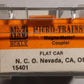 Micro-Trains 81100010 Nn3 Scale N.C.O. Nevada, CA, OR Flatcar LN/Box