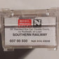 Micro-Trains 03700030 N Southern Railway 50' Double Door Boxcar #43039 LN/Box