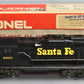 Lionel 6-8255 O Gauge Santa Fe GP-9 Dummy Diesel Locomotive LN/Box