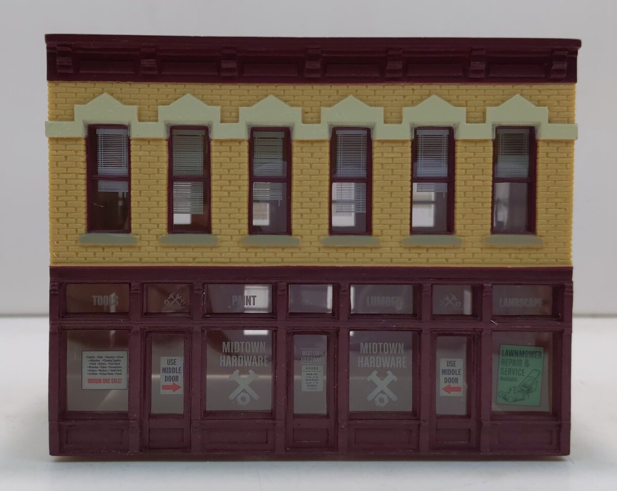 Walthers 931-812 HO Trainline Midtown Hardware Building Assembled