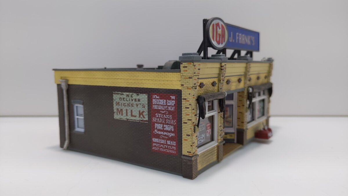 Woodland Scenics BR5050 HO Built-&-Ready J. Frank's Grocery Assembled Building