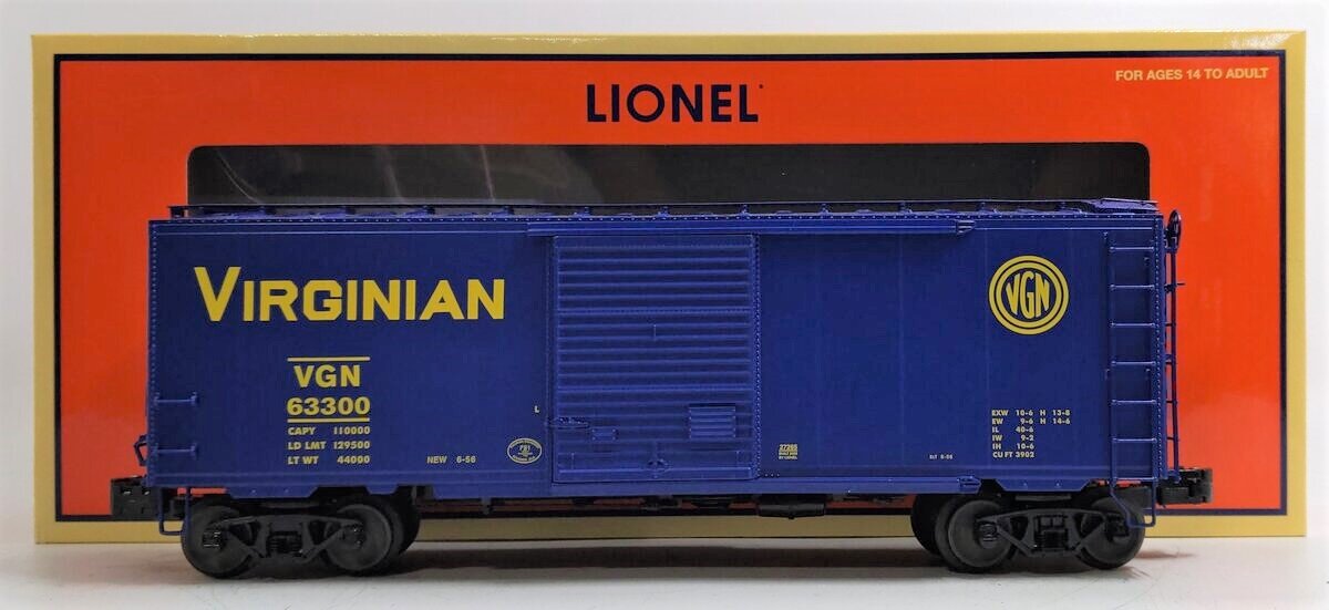 Lionel 6-27265 O Gauge Virginian PS-1 Boxcar #63300 LN/Box