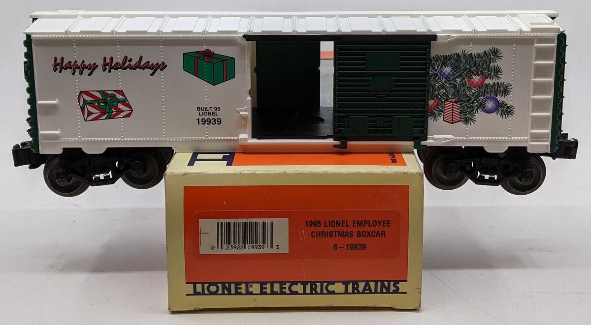 Lionel 6-19939 1995 Employee Christmas Boxcar EX/Box