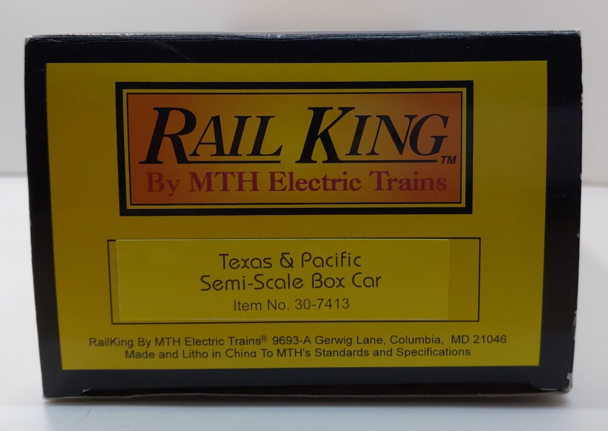 MTH 30-7413 O Texas and Pacific Boxcar #41200 LN/Box